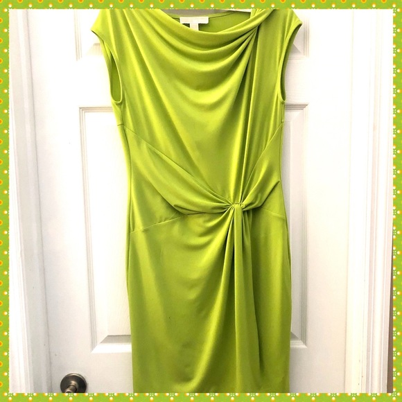 MICHAEL Michael Kors Dresses & Skirts - MICHAEL Michael Kors Lime Green Ruched Dress